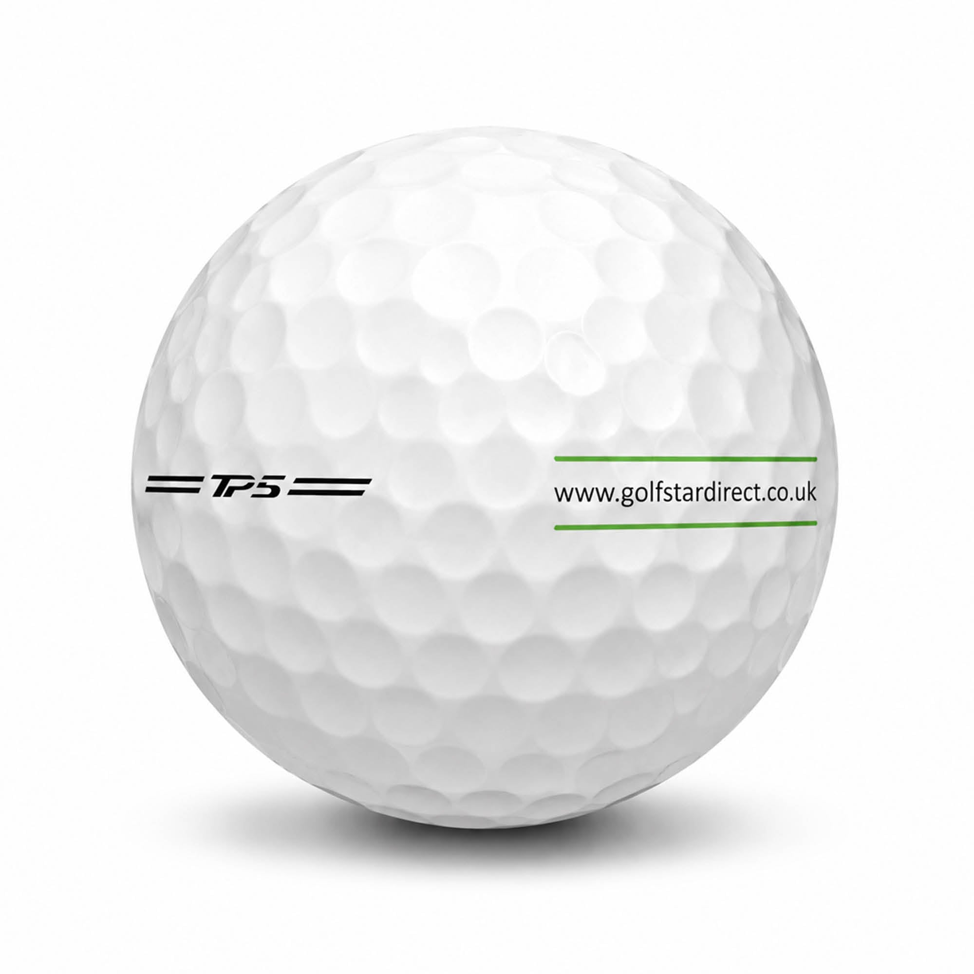 TaylorMade TP5 Golf Balls - Golfstar Logo - 3 Ball Sleeve