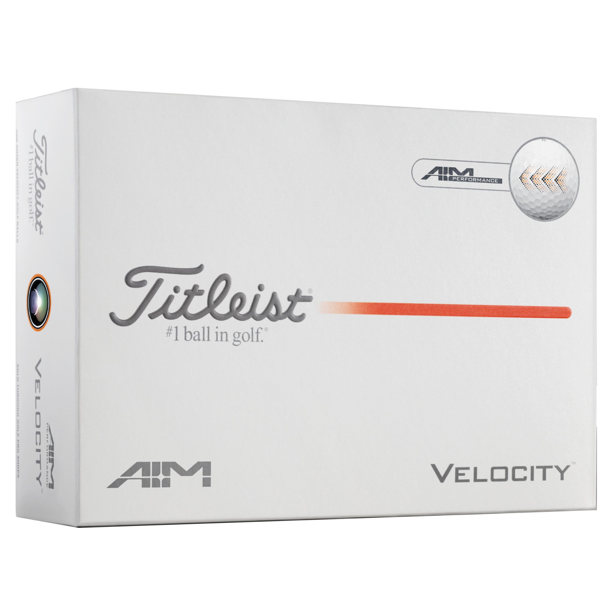 Titleist Velocity AIM Golf Balls 2026 - White