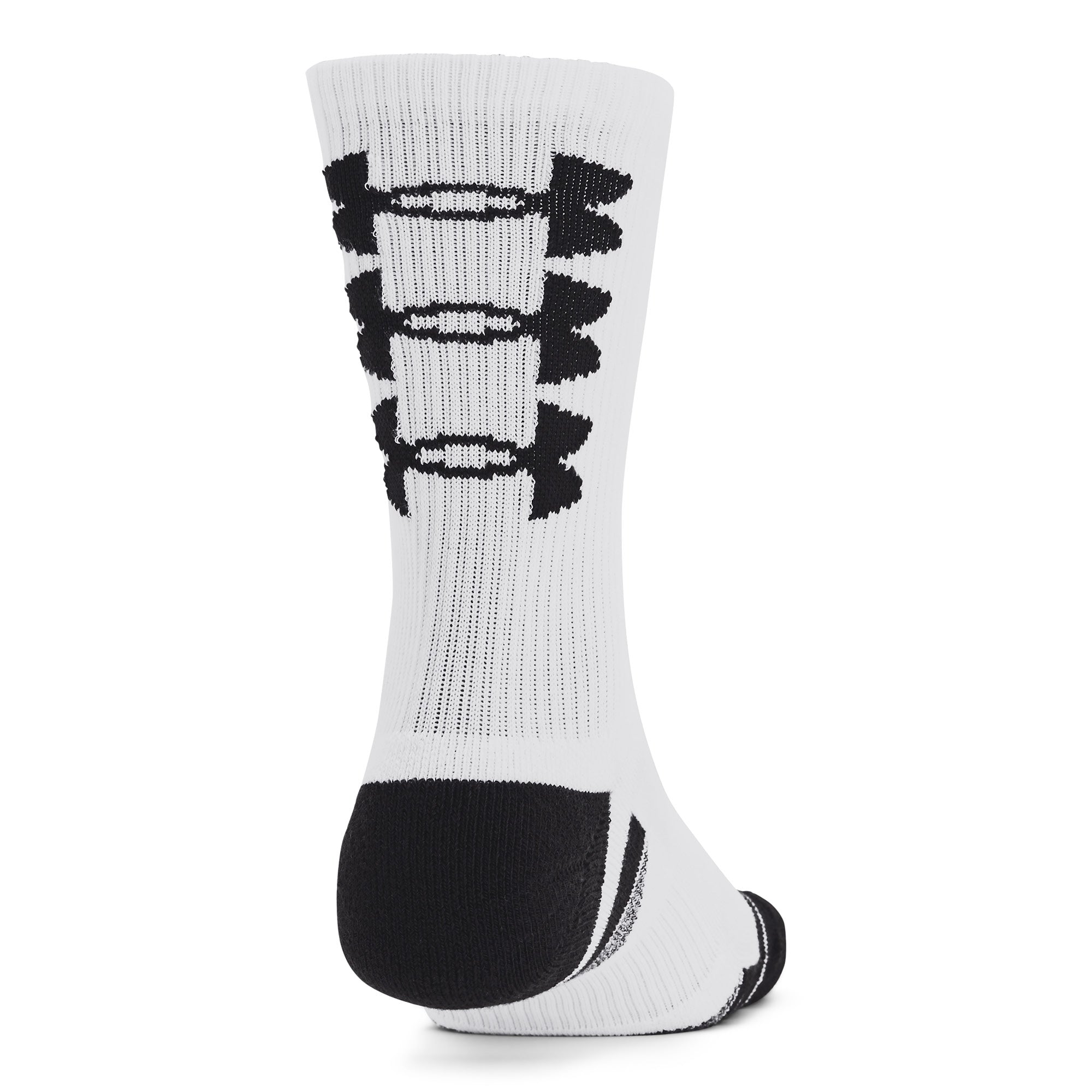 Under Armour Performance Tech Nov Crew Socks 3-Pack - White - Size 7.5-12