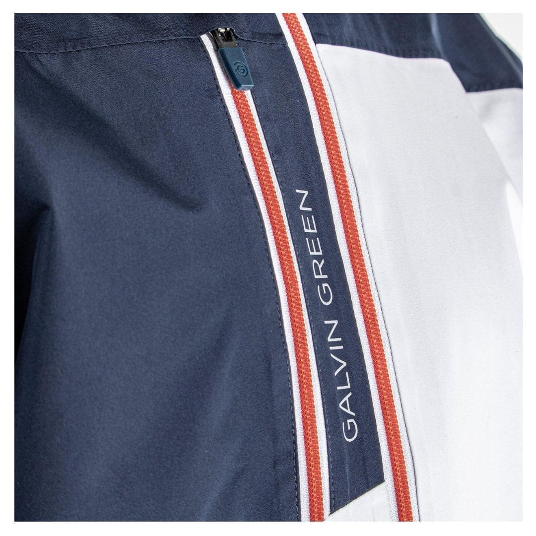 Galvin Green Axl Short Sleeve Waterproof Jacket (Blue / Navy / White)