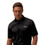 Oscar Jacobson Sceneway Tour Jacquard Golf Polo Shirt (Black)