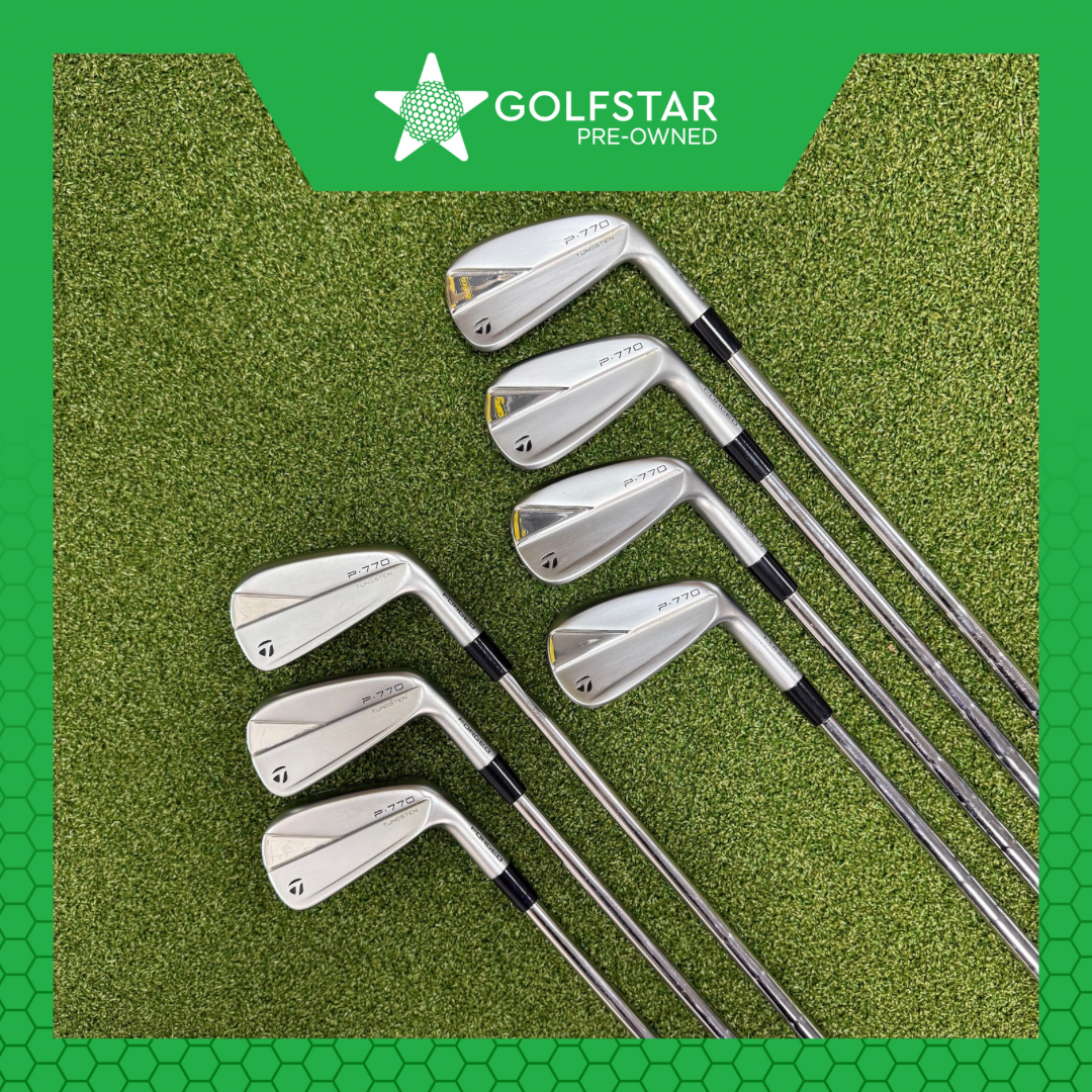 TaylorMade P770 2023 Irons - 4-PW - KBS Tour Stiff - Tour Velvet Grips