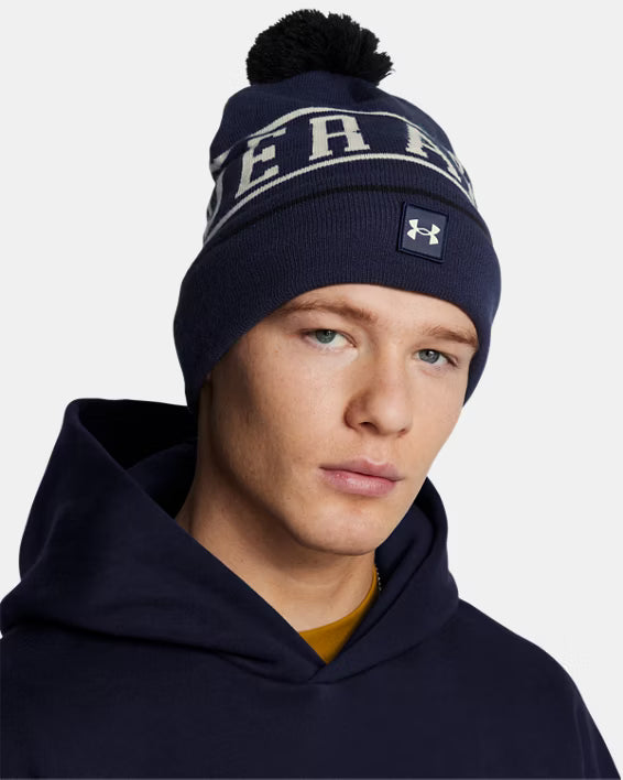 Under Armour Halftime Pom Beanie - Navy