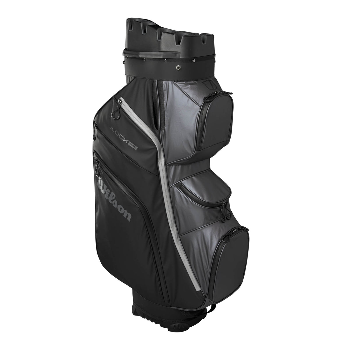 Wilson I-Lock Dry Golf Cart Bag - Black & Grey