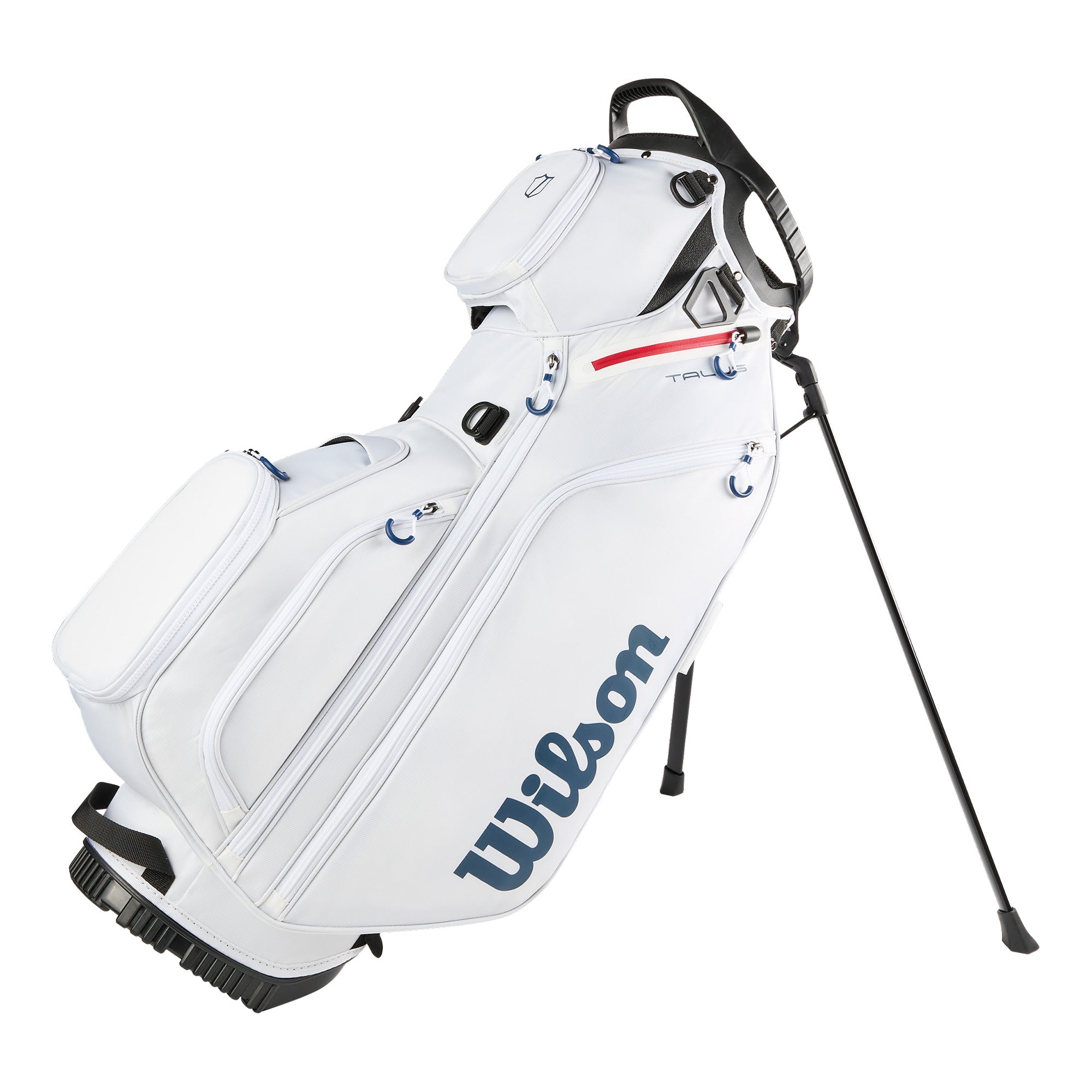 Wilson Talus 5 Golf Stand Bag - White, Red & Blue