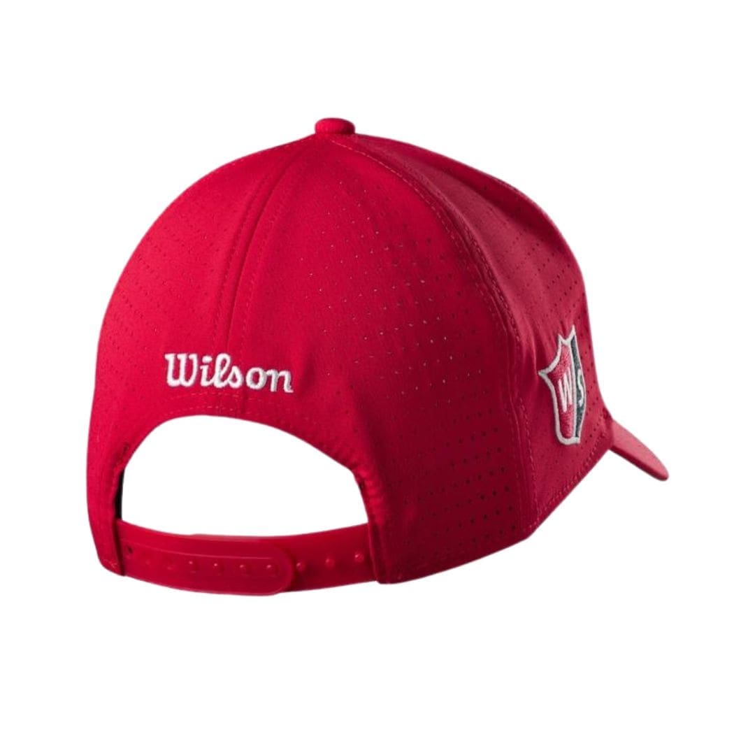 Wilson Performance Mesh Golf Hat (Red)