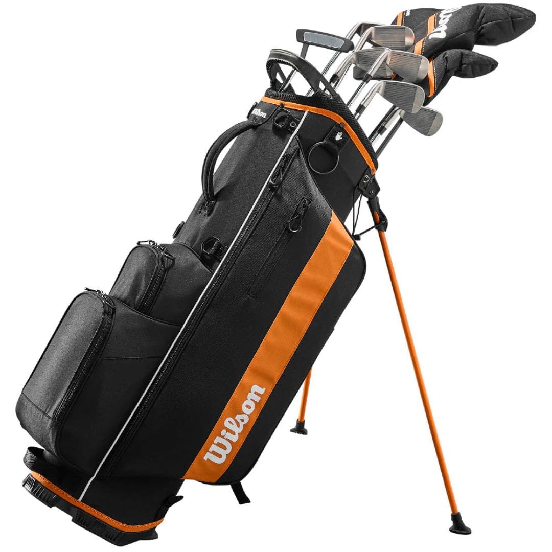 Wilson X31 Advantage 11-Piece Stand Bag Package Set - Left Handed (Steel)