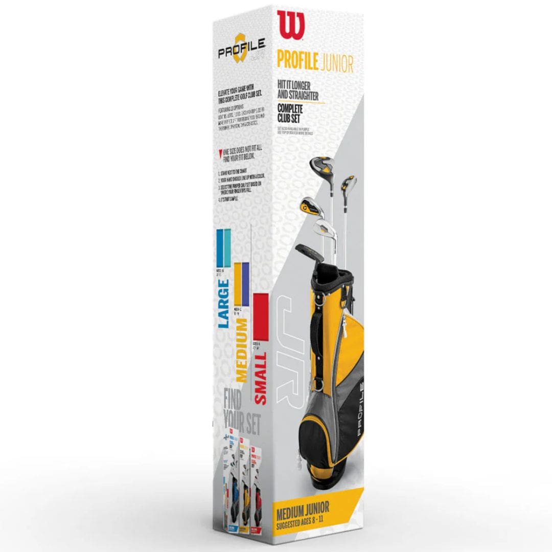 Wilson Profile JGI 6-Piece Junior Package Set - Medium (Ages 8-11)
