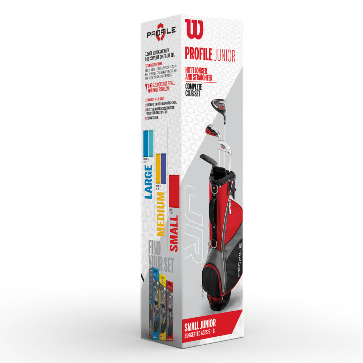 Wilson Profile JGI Junior Small (5-8 Years) Package Set - Right Handed