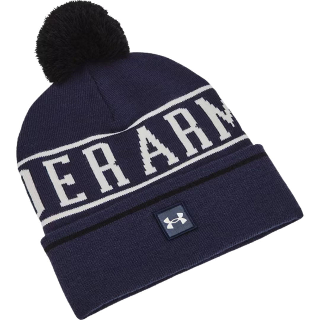 Under Armour Halftime Pom Beanie - Navy