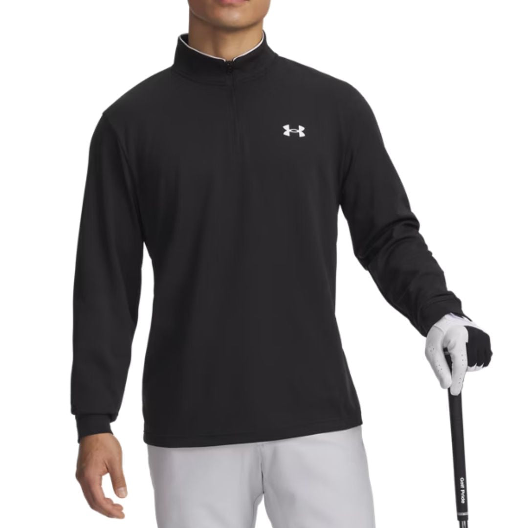 Under Armour Matchplay 1/4 Zip Pullover - Black