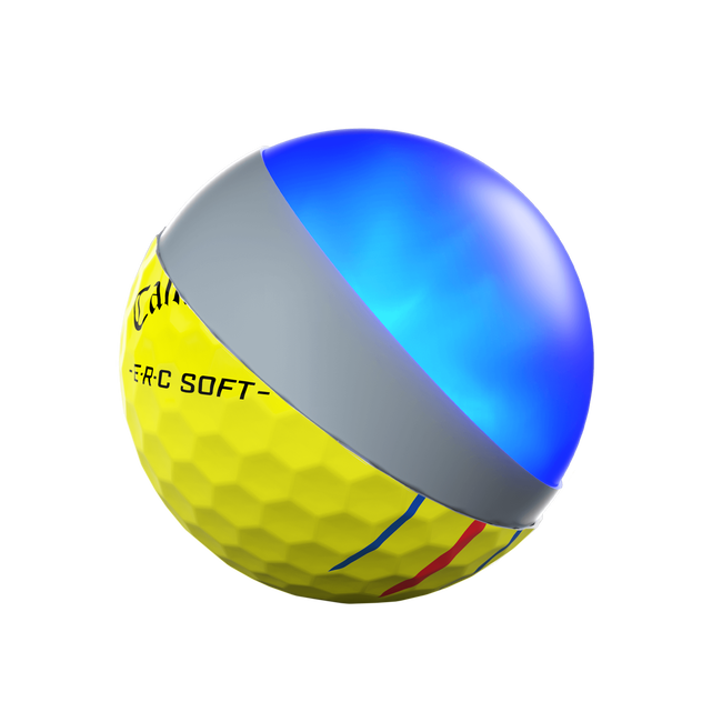 Callaway ERC Soft Triple Track Golf Balls (Yellow)