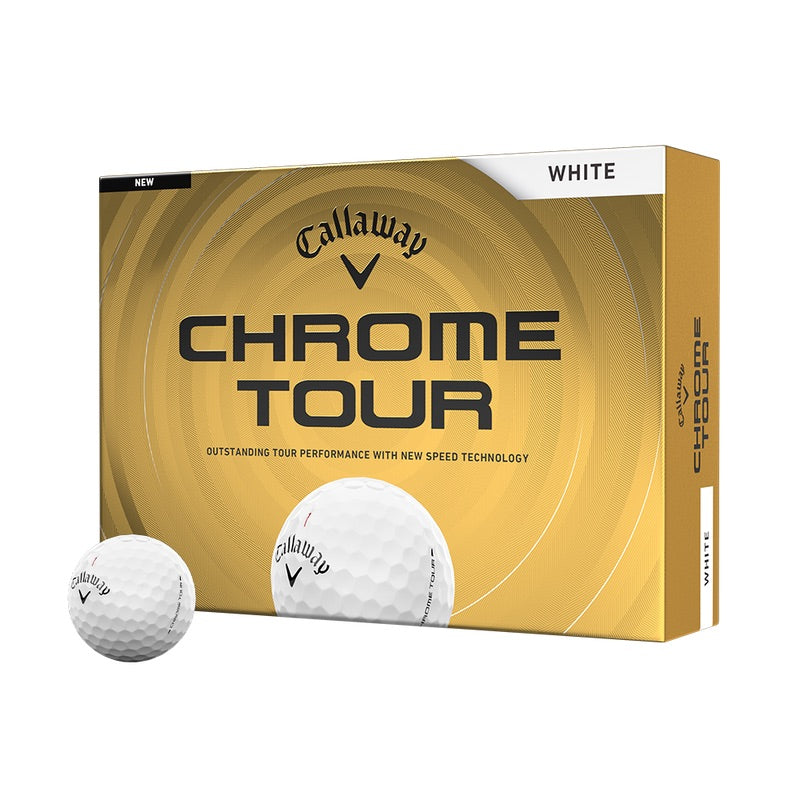 Callaway Chrome Tour Golf Balls 2026 - White