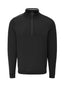 Oscar Jacobson Westland Golf 1/4 Zip Pullover - Black