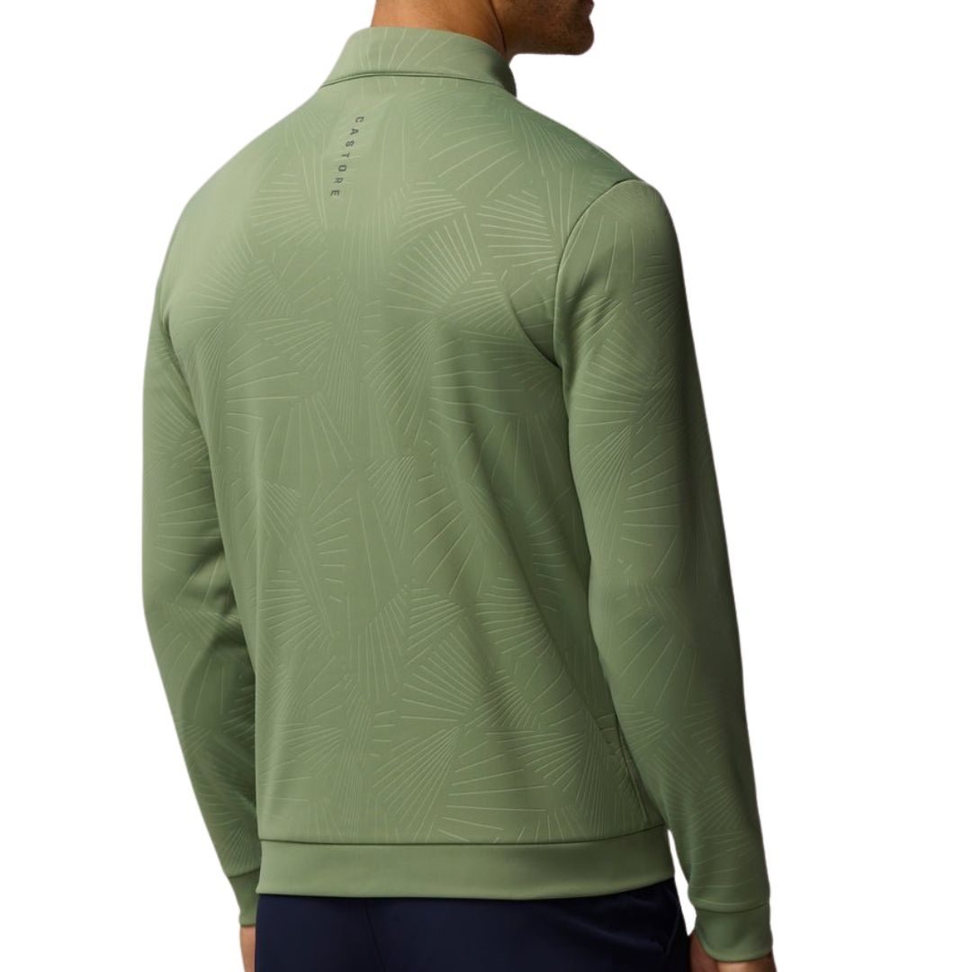 Castore Club Classic Debossed 1/4 Zip - Thyme