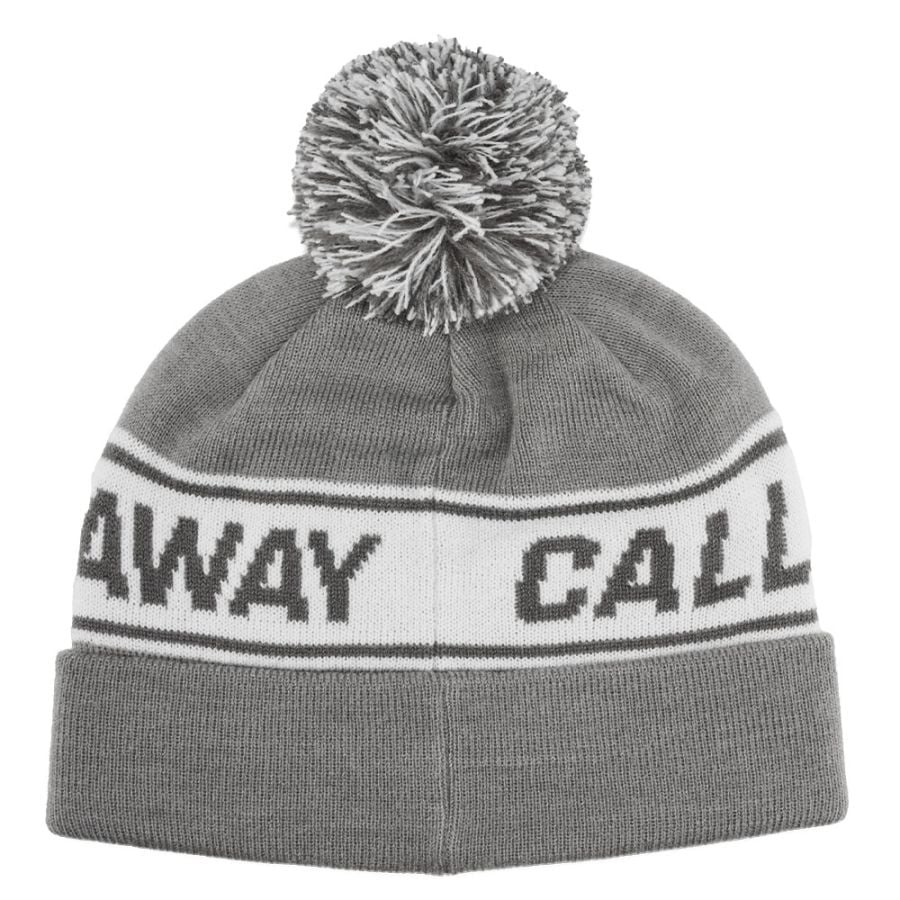 Callaway Vintage Pom Beanie - Light Grey