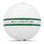Wilson Duo Soft TRK360 Golf Balls (White with Green Line)