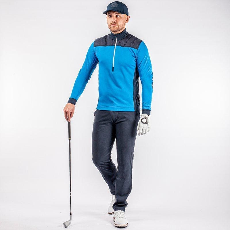 Galvin Green Durante Midlayer (Blue, Navy & White)