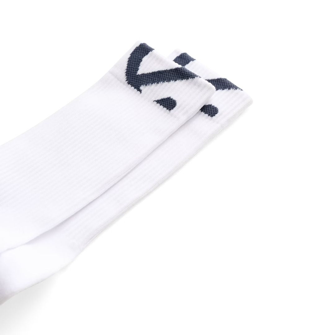 Ecco Active Everyday Mid-Cut Socks - 3 Pack - Dusty Blue & White