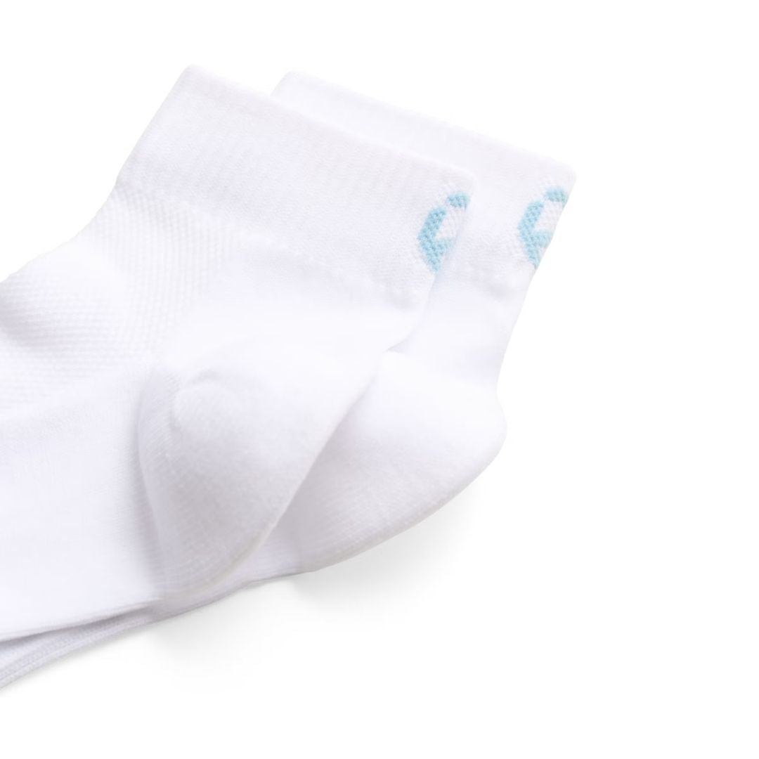 Ecco Retro Low-Cut Socks - 3 Pack - Marine & White