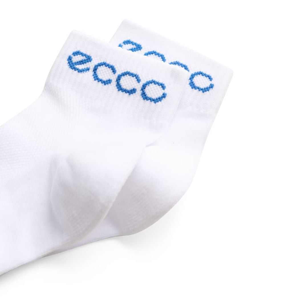 Ecco Retro Low-Cut Socks - 3 Pack - Marine & White