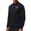 Castore Club Classic Debossed 1/4 Zip - Black & Alloy