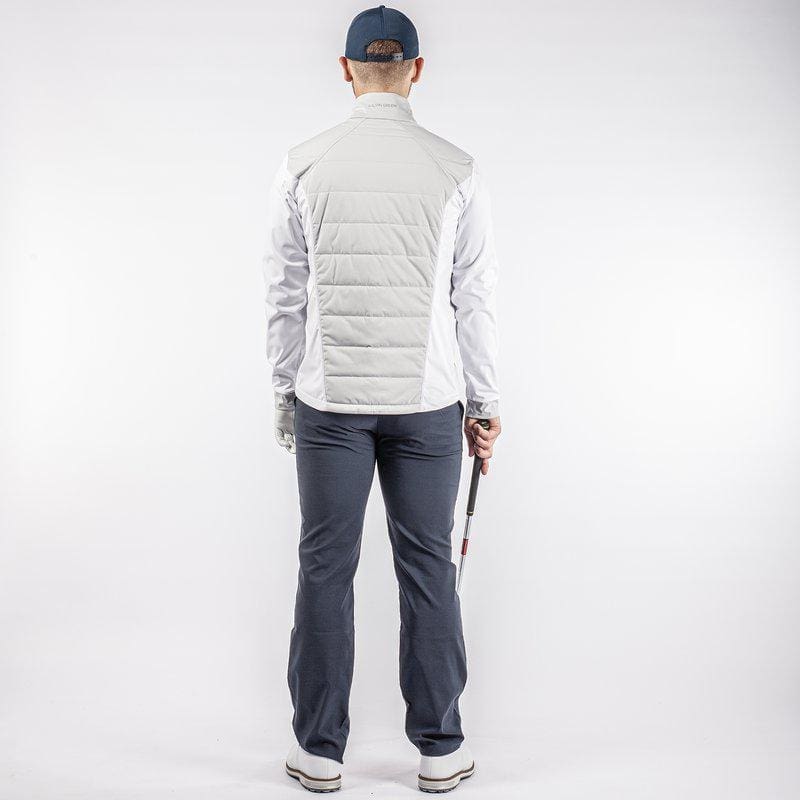 Galvin Green Leonard Windproof Vest (Cool Grey & White)