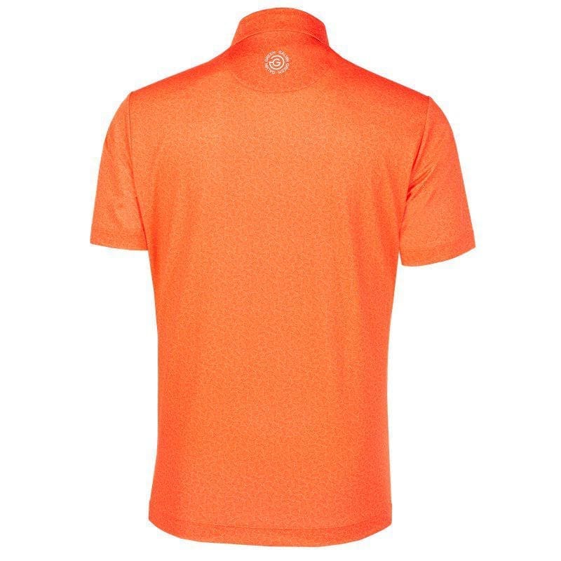 Galvin Green Mani Short Sleeve Golf Shirt (Orange)
