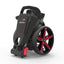 PowaKaddy Micra - Push Golf Trolley (Gun Metal & Red)
