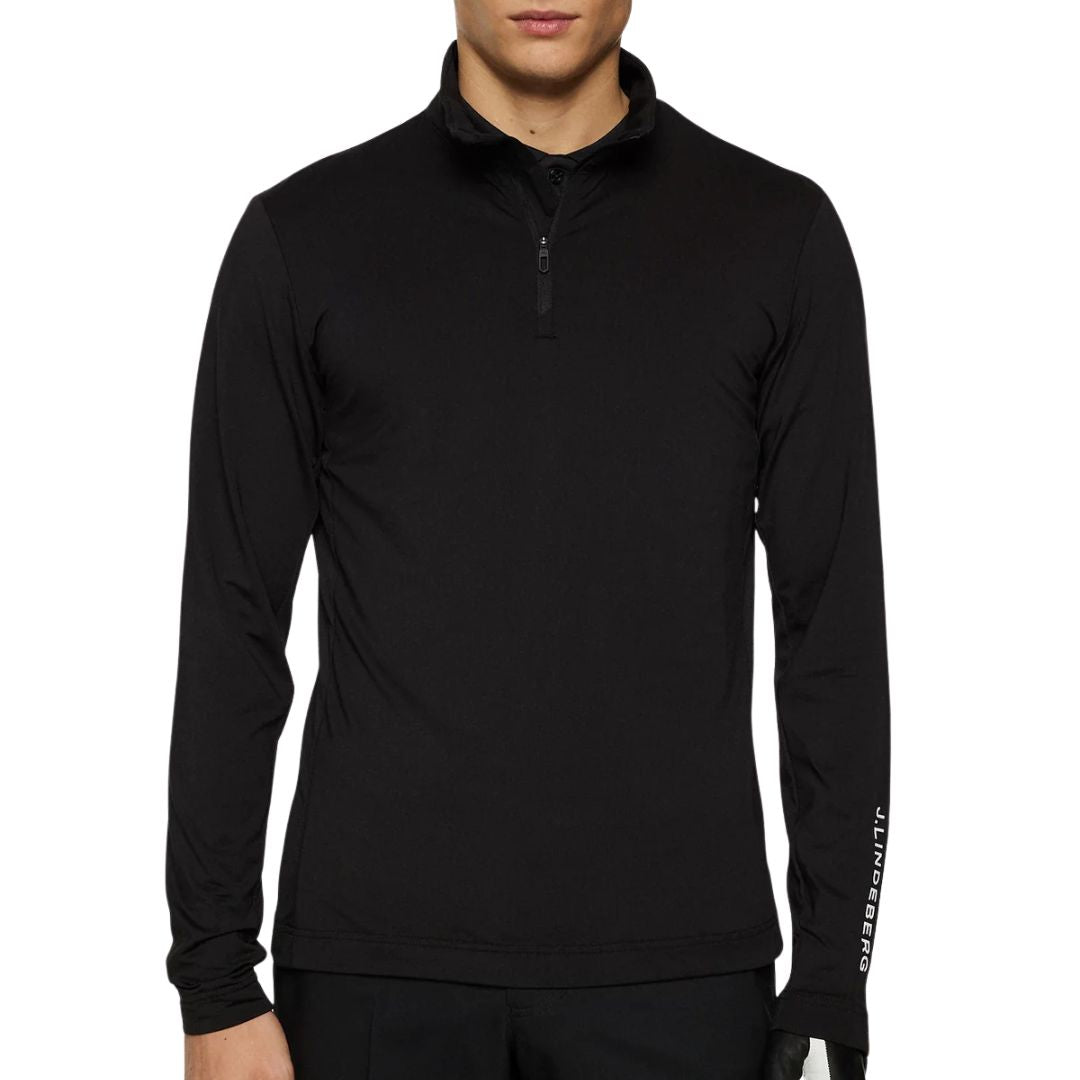 J Lindeberg Tour Tech Mid Layer - Black
