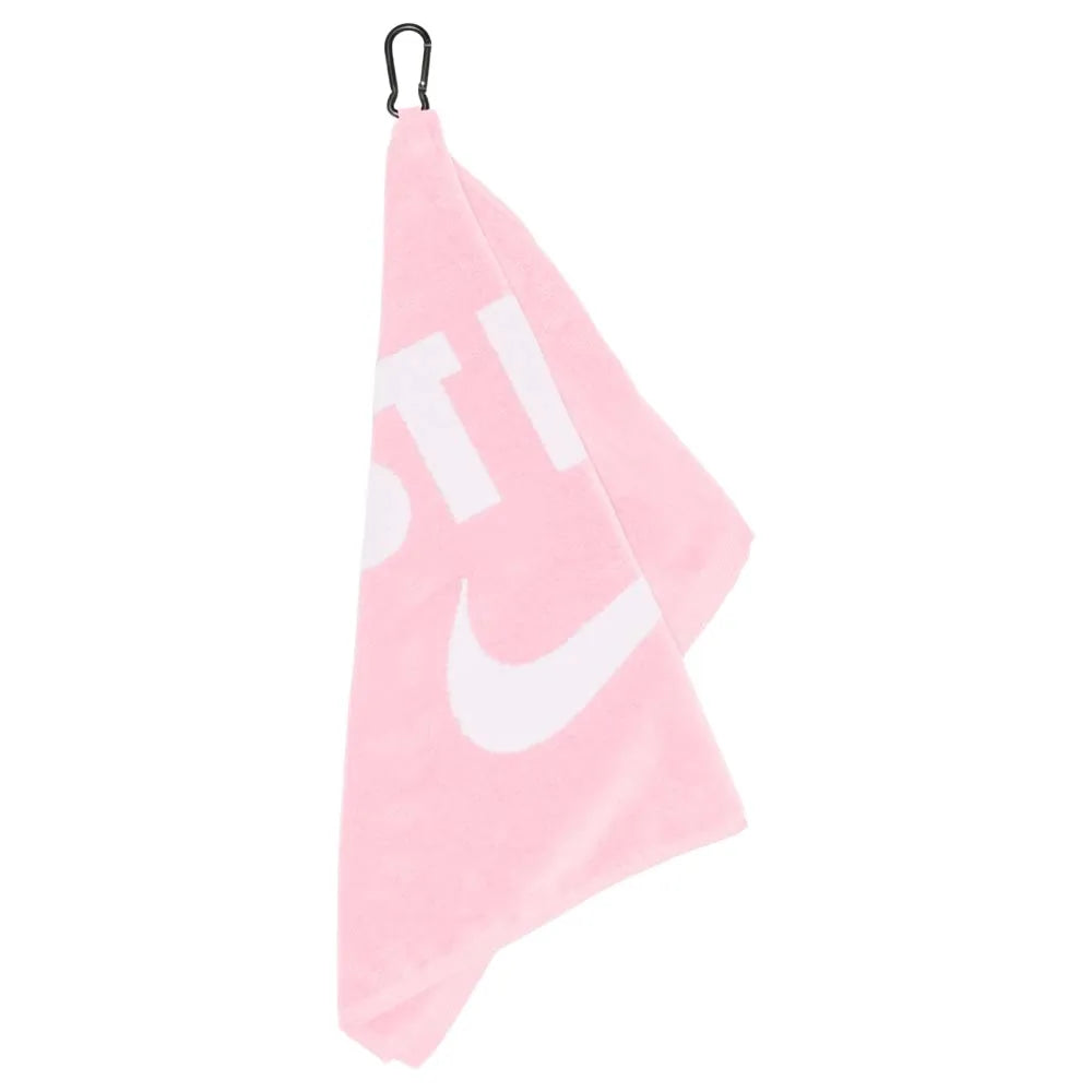 Nike Performance 2.0 Golf Towel - Pink Foam & White
