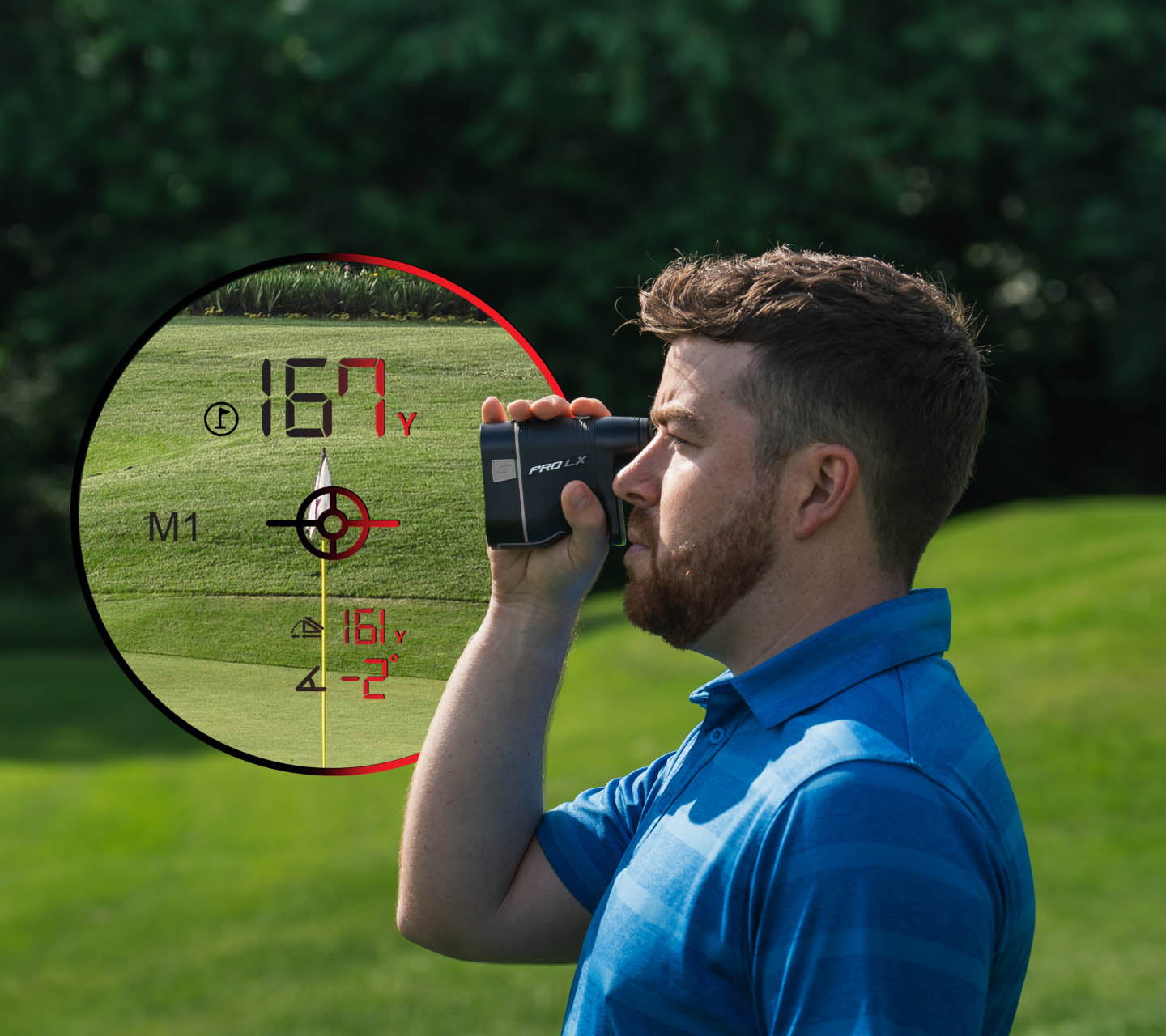 Shot Scope Pro LX Golf Rangefinder - Grey