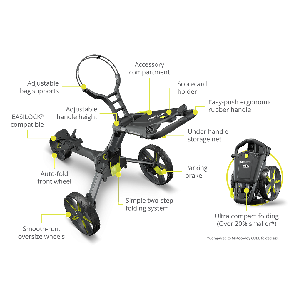 Motocaddy QB2 Push Trolley
