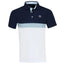Puma Men's Pure Colourblock Golf Polo (Deep Navy & White Glow)