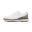 Puma Avant Tour Spiked Golf Shoes - Puma White & Brown Mushroom
