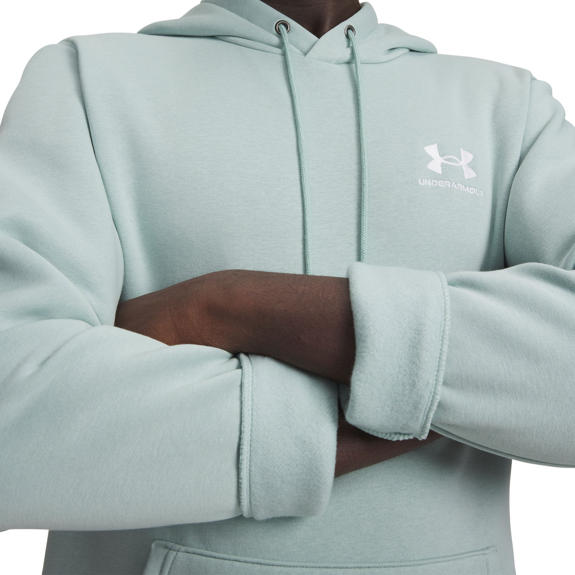Under Armour Icon Fleece Hoodie - Enamel Blue & White