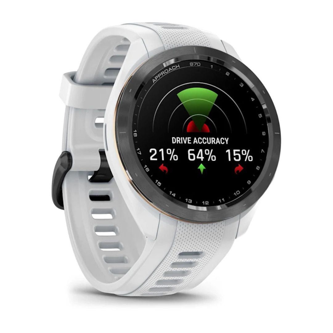 Garmin Approach S70 GPS Golf Watch - White 42mm
