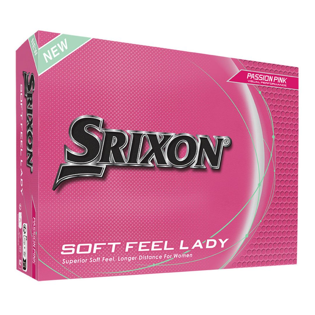 Srixon Soft Feel Lady Golf Balls 2025 (Passion Pink)
