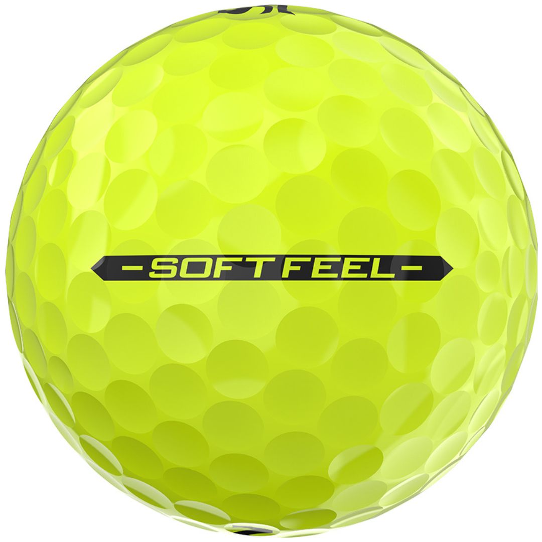 Srixon Soft Feel Golf Balls 2025 (Yellow)