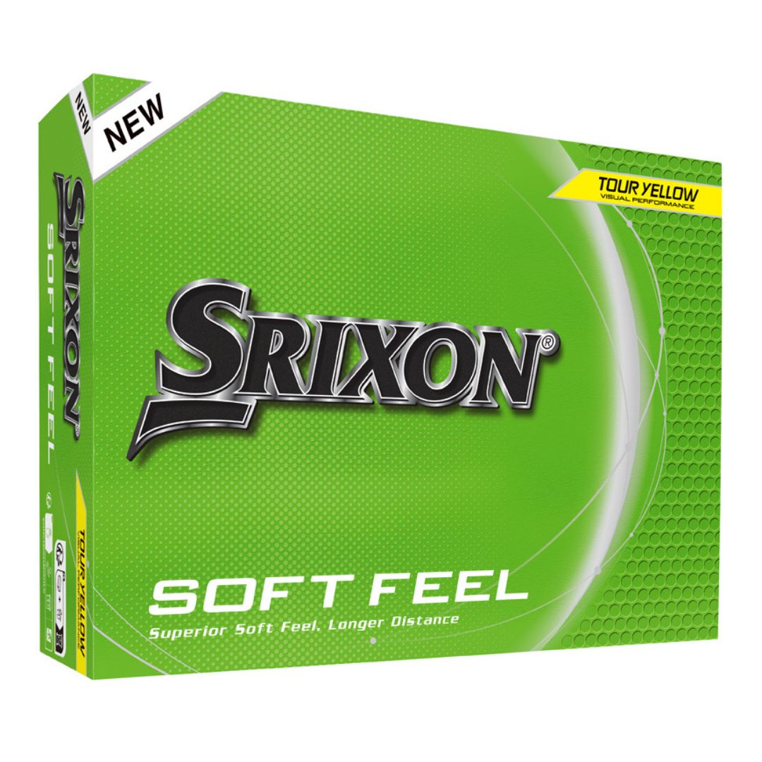 Srixon Soft Feel Golf Balls 2025 (Yellow)