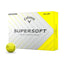 Callaway Supersoft Matte Golf Balls 2025 (Yellow)