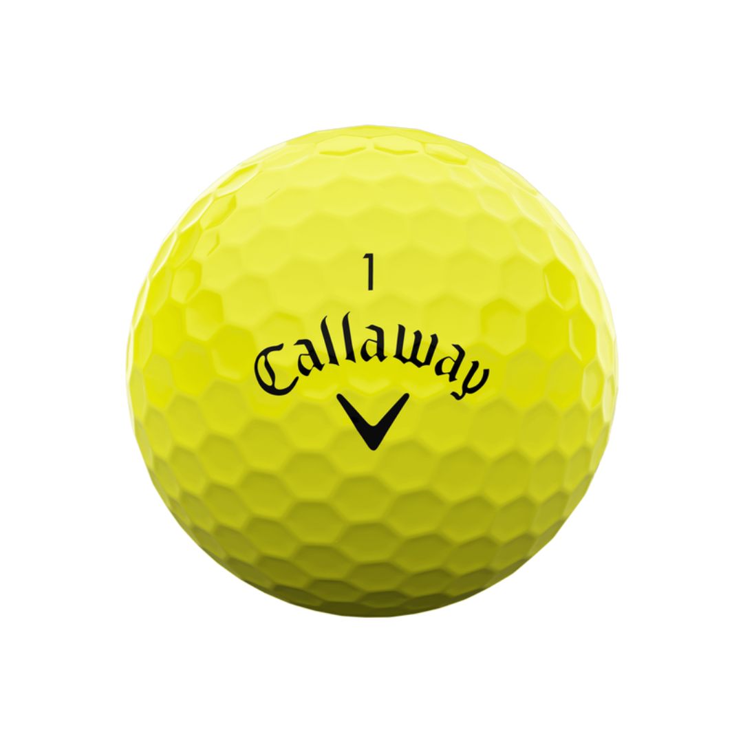 Callaway Supersoft Matte Golf Balls 2025 (Yellow)