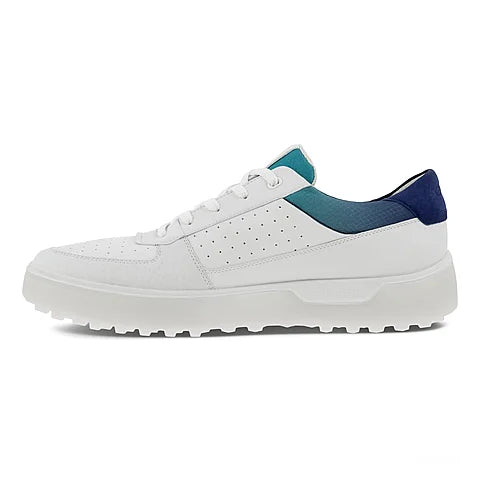 Ecco Golf Tray Golf Shoes (White, Blue Depths & Caribbean)