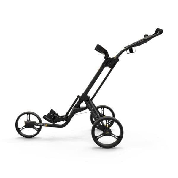 PowaKaddy Twinline 5 - Push Golf Trolley - Matt Black