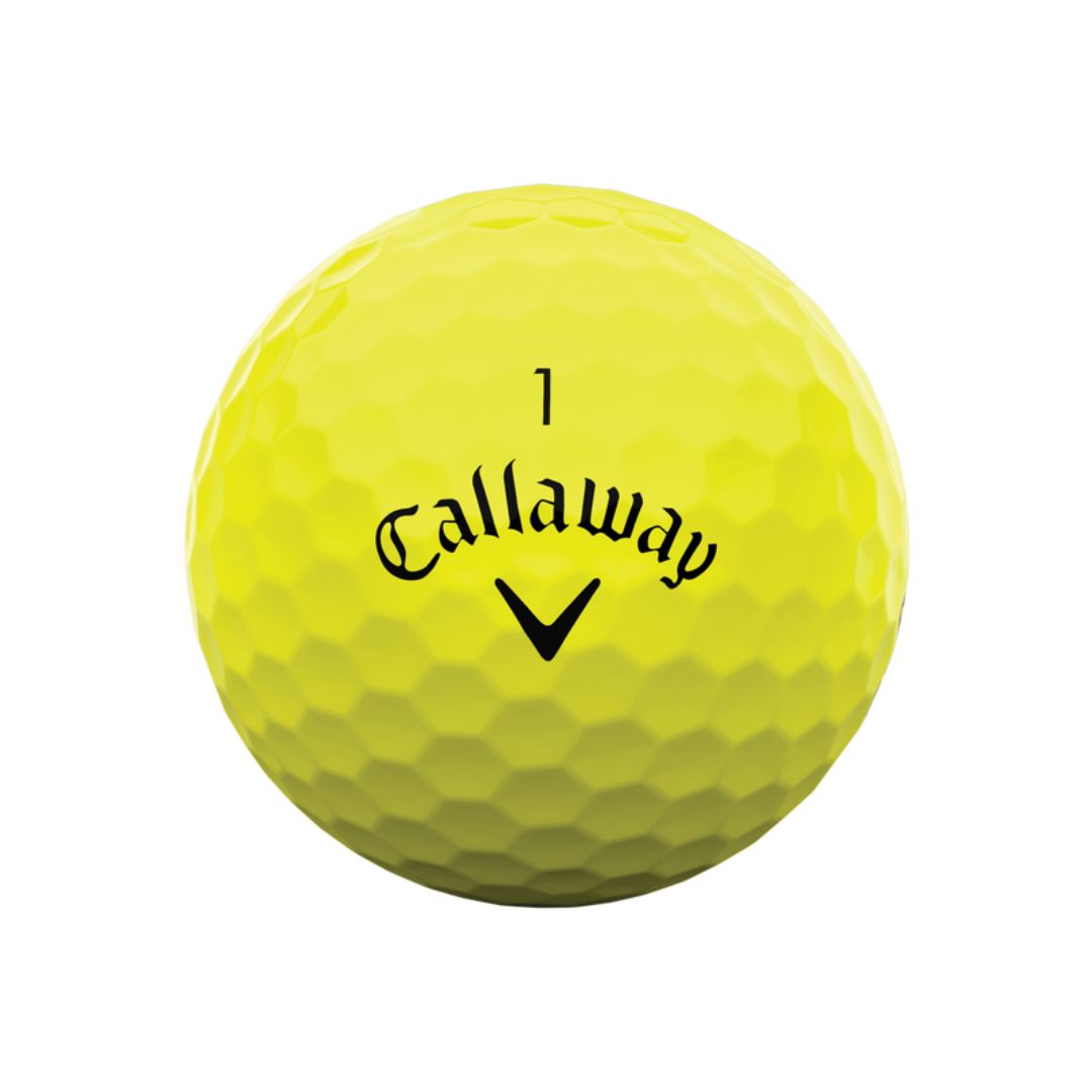 Callaway Warbird Distance+ Golf Balls (Yellow)