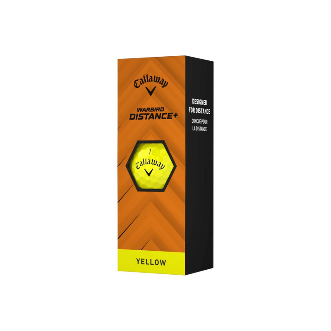 Callaway Warbird Distance+ Golf Balls (Yellow)