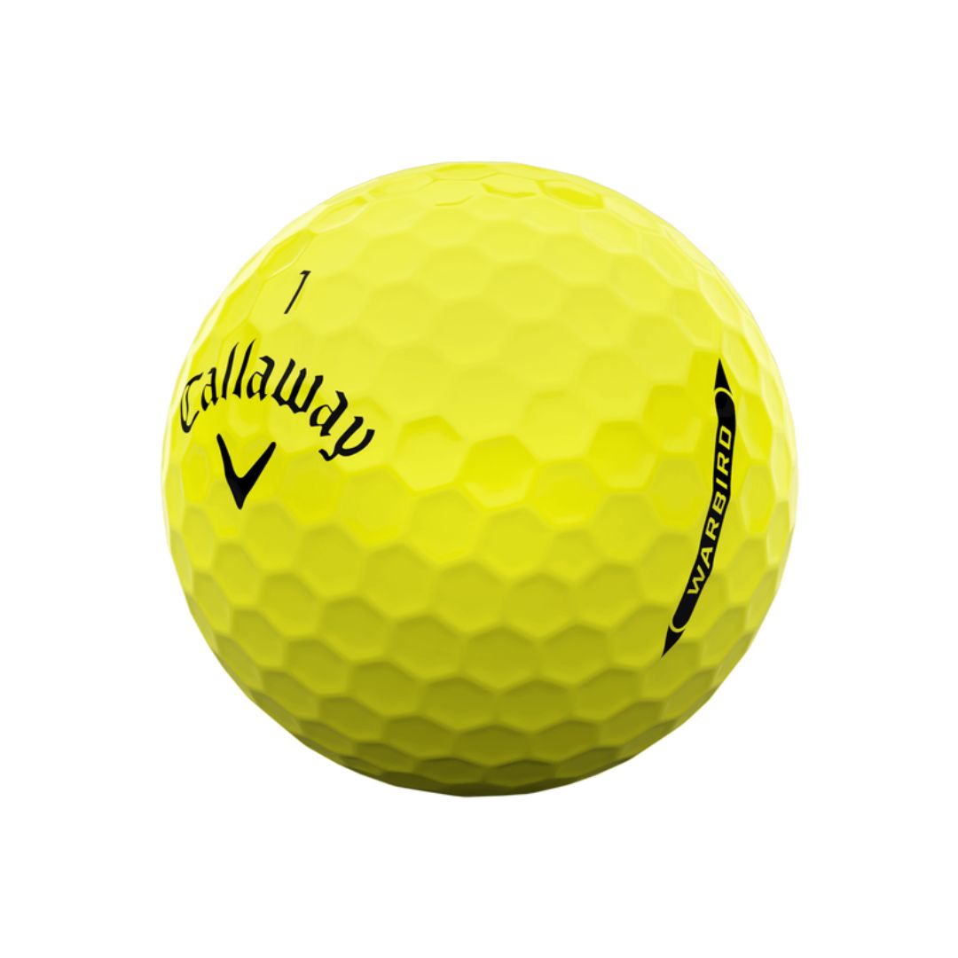 Callaway Warbird Distance+ Golf Balls (Yellow)