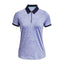Women's Under Armour Playoff Wild Fields Golf Polo Shirt (Baja Blue)
