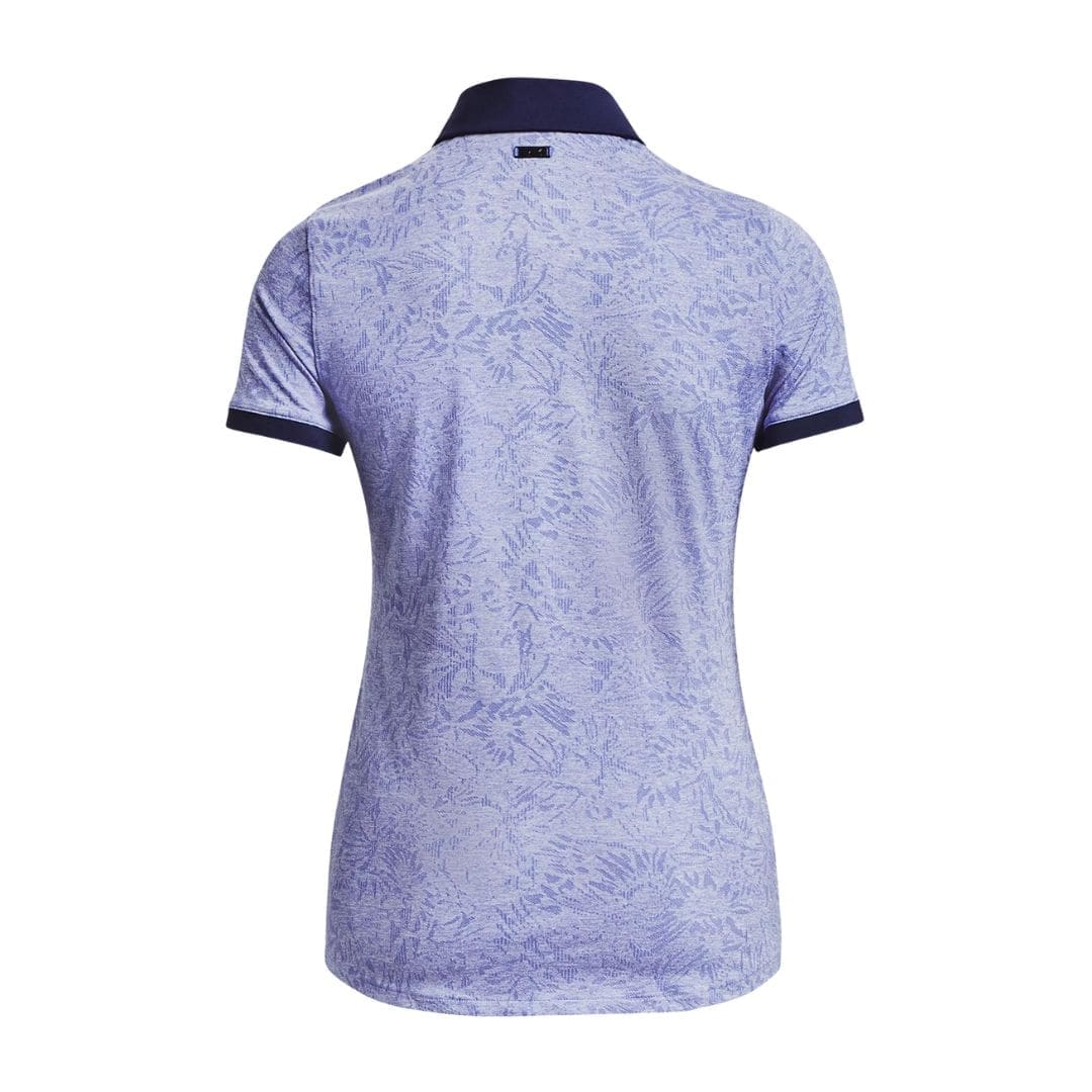 Women's Under Armour Playoff Wild Fields Golf Polo Shirt (Baja Blue)