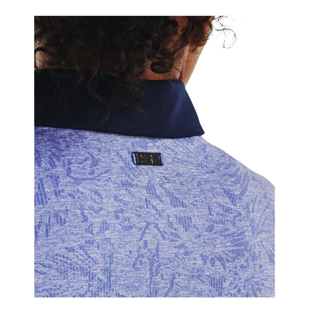 Women's Under Armour Playoff Wild Fields Golf Polo Shirt (Baja Blue)